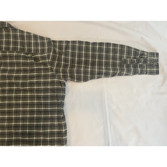 Woolrich Flannel Button Up Shirt Long Sleeve Green Plaid XXL - Picture 15 of 15